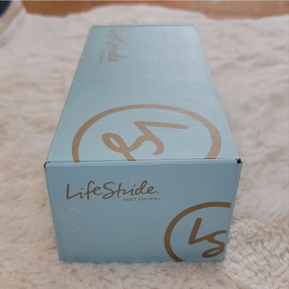 NIB LifeStride Northern Black Slip-on Flat Shoes w Active Arch Tech Size 9.5 - Picture 14 of 14